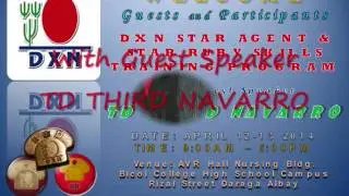 DXN STAR AGENT & STAR RUBY SKILLS TRAINING PROGRAM
