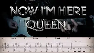 Now I'm here - Queen | Full TAB | Guitar cover | Tutorial