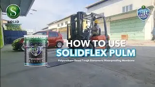 SOLIDFlex PULM - Polyurethane Based Tough Elastomeric Waterproofing Membrane