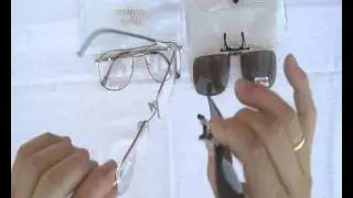 Presentación Clip-on Polarizado - Suplemento solar para anteojos - Flip-up