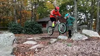 2021-10-28 Trials Biking Group Ride - Colonel Ledyard Park
