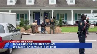 D-E-A  RAIDS DR. STRUNK'S OFFICE