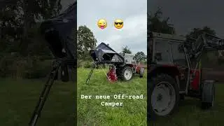 Der neue Offroad Mini Camper #traktor #camper #camping