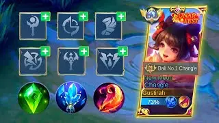 TOP 1 GLOBAL CHANG'E REKOMENDED EMBLEM AND BUILD TO GET MAX DAMAGE🔥 BUILD CHANG'E 2023
