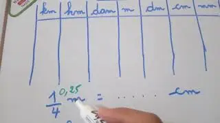 الرياضيات || جدول وحدات قياس الأطوال: أنشطة تدريبية 