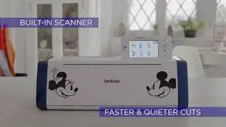 Built-in Scanner Faster and Quieter Cuts ScanNCut DX