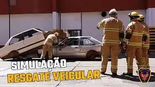 Simulação de Resgate Veicular: Técnicas de Salvamento em Ação!