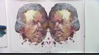 Ben Quilty's Rorschach technique