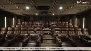 Cine Prime Cinema Recliner Chair Installation by Recliners India in Ahmedabad, Gujarat