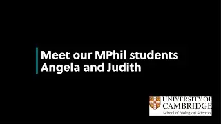 Meet Master's students Angela and Judith