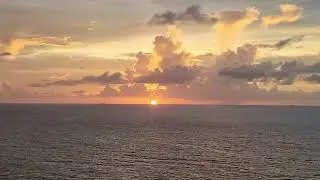 Sunset over the Atlantic Ocean