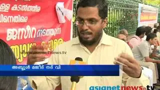 Suresh Gopi support  a  lone protestor Jaseera