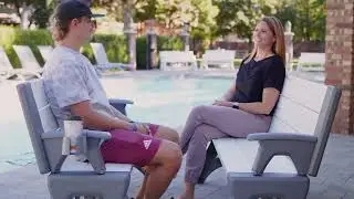 Convert-a-Bench Gen II XL Designer Series Bench-to-Table on QVC