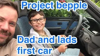 Project bepple. dad buys lad his first car fiat cinquecento restoration