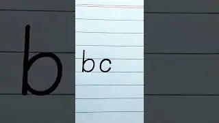 abcd in print letters