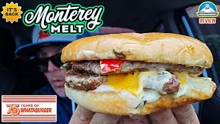 Whataburger&reg; Monterey Melt Review! 🧀🍔🫠| 75 Year Anniversary! 🎉| theendorsement