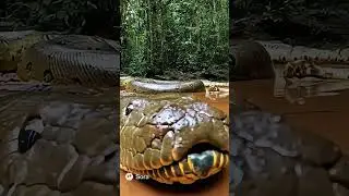 AI Made World's Biggest Snake 🐍 #anaconda #aigenerated #biggestsnake