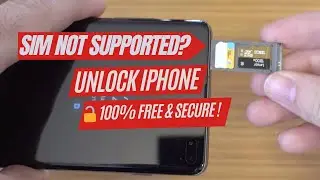 2025 Fix &ndash; Unlock iPhone with &ldquo;SIM Not Supported&rdquo; Error FREE