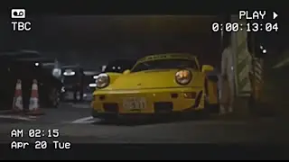 | VHS📼 nostalgia night set | Japanese car culture - Retro montage