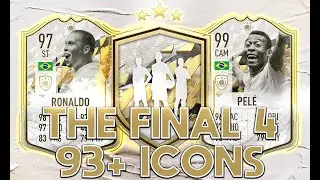 OPENING MY FINAL 4 93+ ICON MOMENTS PLAYER PICKS! - FIFA 22