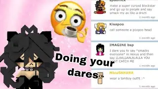 Doing your dares on BlockStarplanet