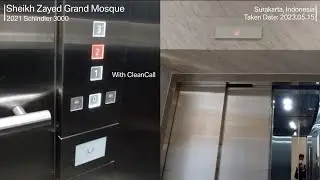 Schindler 3000 Traction Elevator at Sheikh Zayed Grand Mosque, Surakarta