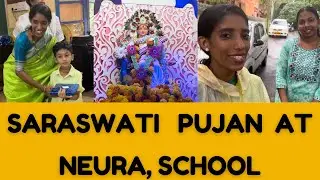 Saraswati Pujan At Neura, School // Judging Fancy Dress Competition // Sonia Beauty Creations