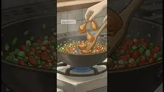 Rural kitchen 🍲🍚 #studioghibli #animation #rurallife #asmr #asmrcooking #anime #countryside#shorts