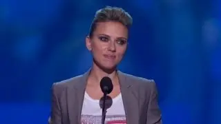 Raw Video: Scarlett Johansson opens up to a captive DNC crowd