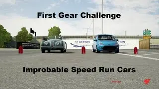 First Gear Challenge Improbable Speed Run Cars