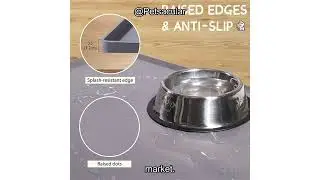 MateeyLife Silicone Pet Feeding Mat Review: Does It Really Prevent Messes and Spills?
