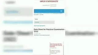 PRACTICAL EXAM DATE sheet 2022. IGNOU NEW UPDATE! Breaking news 📰 #ignou #ignounews #ignouupdate