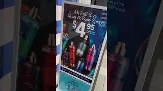 Bath & Body Works $4.95 Body Mist Sale! #bathandbodyworks #fragrancemist #sale