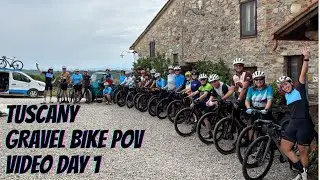 Trek Travel | Tuscany Italy Gravel Bike Tour | Relaxing POV Ride Footage 4K | Day 1 Route Highlights