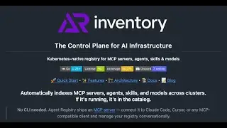 AI + MCP Agents Hackathon: Inventory - The Control Plane for AI Infrastructure