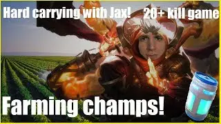 Hashinshin: FARMING champs with JAX! Issues with LoL in NA