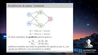 Aprendizaje Profundo - 3 - 13 - Inicialización de pesos