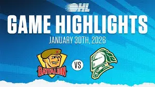 Обзор матча OHL: North Bay Battalion против London Knights, 30 января 2026 г.