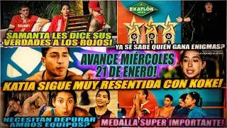 AVANCE MIERCOLES | KATIA MUY RESENTIDA CON KOKE, SAMANTA LE DICE SUS VERDADES  Y QUIÉN GANA TODO?