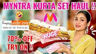 Myntra 2025 Trendy Collection *Festive Kurta Set*Myntra Latest Picks | UNDER 2500/-  #myntrahaul