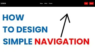 How to Create a Simple Website Navigation Bar With HTML And CSS | CodeWithSrj | Learn HTML CSS