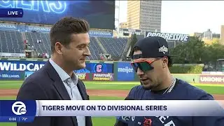 INTERVIEW: Javier Baez proud of Tigers advancing past Guardians 'together'