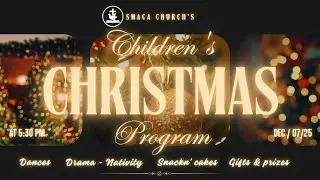 🔴 Kids Christmas Special LIVE | SMACA CHURCH | 07.12.25 | A Night of Joy & Worship 🎁❤️