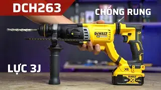MÓN HỜI ĐÂY RỒI - Mạnh Gấp Rưỡi DCH273 Mà Giá Rẻ Hơn 800K !!! Thử Khoan Búa Dewalt DCH263, Mạnh Kinh
