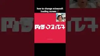 Minecraft Loading Screen Moment