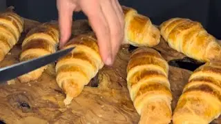 Kat Kat Açılan Kruvasan Poğaça 🥐Tel Tel Ayrılıyor | Pastane Usulü 👌