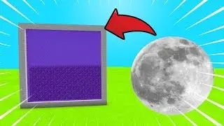 How To Make a Portal to the Moon Dimension in MCPE (Minecraft PE)
