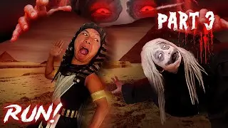 RUN! RUN FROM THE GHOST - PART 3  ( BEST FUNNY HORROR ) Run on Desert !!!