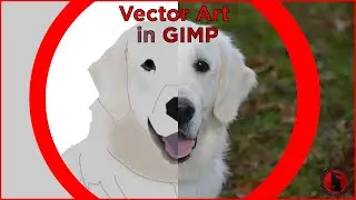 Create a Vector Art with any Image | Gimp Tutorial