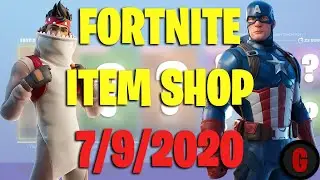 Fortnite - NEW ITEM SHOP! CAPTAIN AMERICA! NEW SKINS? (JULY 9TH, 2020) (Gary The Creator)